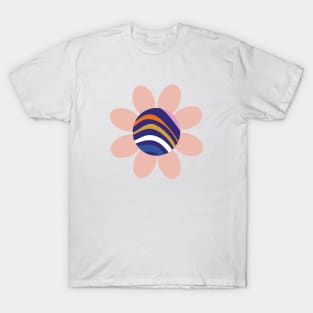 Wavy flower T-Shirt